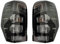 RUIHAHA Auto Rückleuchten für Rücklicht Montage Heckleuchte Rückleuchte Hintere Bremsleuchte Hinten Stop Indicator Light Ersatz Einbauteile,C/Right and Left