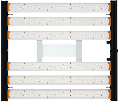 Generisch 320W LED Grow Lampe, Vollspektrum Pflanzenlampe mit Daisy Chain Funktion, 0-100% Dimmbar, Geeignet für das Wachstum von Zimmerpflanzen und 90x90cm Growzelt