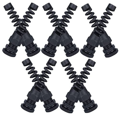 FELTECHELECTR Kabelschutz 10er Pack Zugentlastung Gelenk Kabelmuffe Für Elektroanschluss Schwarz
