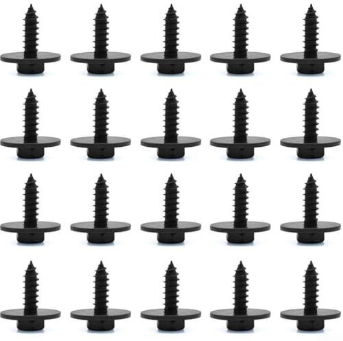 Metall-Sechskantschrauben für Mercedes, 20 Stück Unterboden-Schild-Halterungen