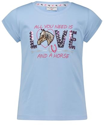 SALT AND PEPPER Mädchen Pferde Stickmotiv und Pailletten T-Shirt