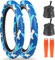 ZUKKA 2 paquetes de 20 x 2,125 neumáticos de bicicleta 54 – 406 (20 x 2,125) BMX neumáticos de bicicleta niños azul Camo 20 neumáticos de bicicleta plegables aptos para bicicletas BMX niños