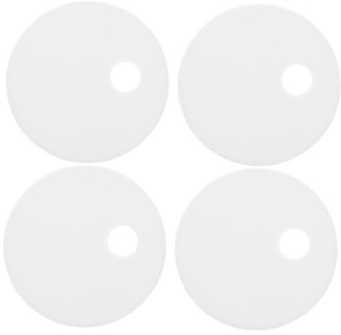 MUCKLILY 2 Pair Toilet Bolt Decorative Cover of Bathroom Fittings Plastic Toilet Seat Installation Accessories for Bathroom Fixture Hardware Parts