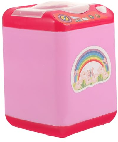 KONTONTY Mini Waschmaschine für Tragbares Reinigungswerkzeug für Make Up Pinsel Leuchtendes Design für Kreative Rollenspiele Fördert die Vorstellungskraft und Geschicklichkeit
