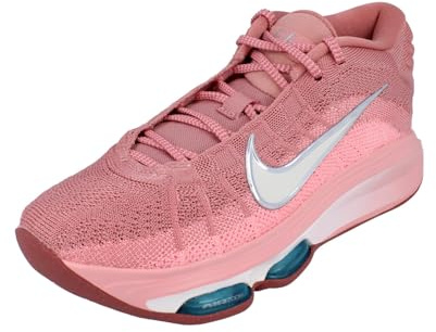 Nike G.T. Hustle 3 Basketball Shoes (Red Stardust/Metallic Silver/Pink Tint/Pale Ivory), Red Stardust/Metallic Silver/Pink Tint/Pale Ivory, 8.5 UK