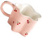 Holibanna Taza de Cerámica con Forma de Flor Taza de Café para Bebidas Calientes Diseño y para Casa y Oficina Color Rosa