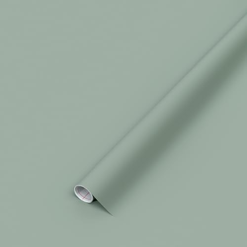 d-c-fix Möbel-Klebefolie Uni seidenmatt Sage Green 67,5 cm x 15 m | abwaschbare und selbstklebende Deko-Folie für Küche, Schrank, Tisch & Fensterbank - modern & nachhaltig