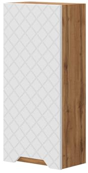 Vicco Badschrank Lotta, Weiß, 20 x 72.6 cm | zur Wandmontage mit höhenverstellbaren Einlegeböden