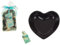 Complete set of Pot Pourri in a Heart Shaped display bowl and refresher oil. Handblended fragrance and large Ceramic Display Bowl in a choice of Colours and scents (Black Ashore)