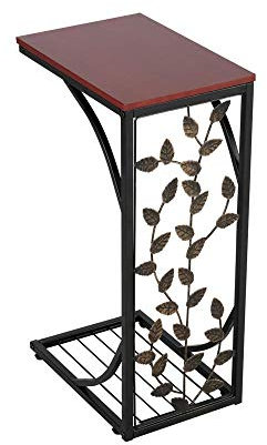 Yaheetech U Form Beistelltisch Couchtisch Laptoptisch Kaffeetisch Seitentisch Betttisch Pflegetisch, 21 x 30,6 x 53 cm