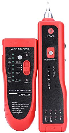 LAN Ethernet RJ45 RJ11 Netzwerkkabel-Tester mit Kopfhörern, Telefonkabel-Tester