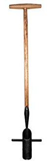 Unbekannt Krumpholz Zwiebelpflanzer 9 cm Konus, mit Tritt und Eschen-T-Stiel