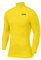 TCA Men Long Sleeve Compression Shirt, Athletic Workout Sports Undershirt Base Layer Top - Sonic Yellow, L