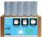 Exacompta - Réf. 43924E - Lot de 10 bobines pour balance - largeur 80 mm x diamètre 60 mm - mandrin 12 mm - Safe Contact longue conservation sans Phénol - Métrage (+/-2m) : 44 m