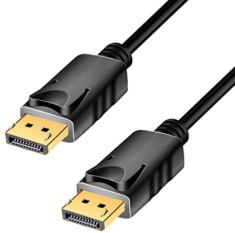 LogiLink CD0101 - DisplayPort-Kabel, DP/M zu DP/M, 4K/60 Hz, CCS, schwarz, 2 m