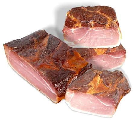 Schwarzwald Metzgerei – Schwarzwälder Schinken am Stück mit herzhaft rauchigem Aroma – Räucherschinken nach Schwarzwälder Tradition (4 x 1000g)