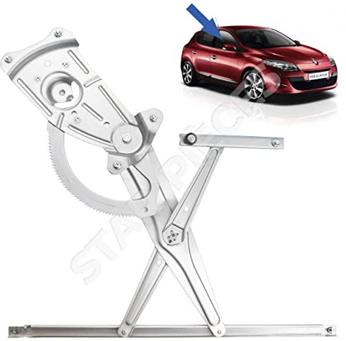 STARKIT PERFORMANCE Leve vitre compatible pour Megane 3 (2008-2016) lève-vitre avant droit (passager) (5 portes) 807200001R, 807203154R
