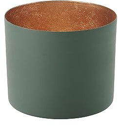Gift Company Windlicht Chennai L, Teelichthalter, Kerzenhalter, Eisen, Yucca, Gold, 10 cm, 1054605073