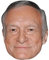 Hugh Hefner (Smile) Maske aus Karton