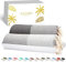 SOLTAKO Fouta Santorini Premium, 2er Set, Anthrazit/Grau, 100/200cm