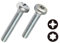 M3 Linsenkopfschrauben - V2A Edelstahl - DIN 7985 (M3 x 8 mm, Antrieb: PZ (Kreuz), 50)
