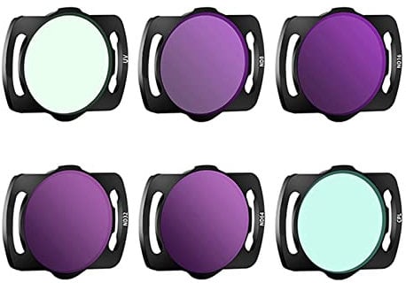 ND UV CPL-Filter-Set für DJI Avata/O3 Lufteinheit Drohnenfilter Zubehör, UV CPL ND8 ND16 ND32 ND64 Filter, 6 Stück