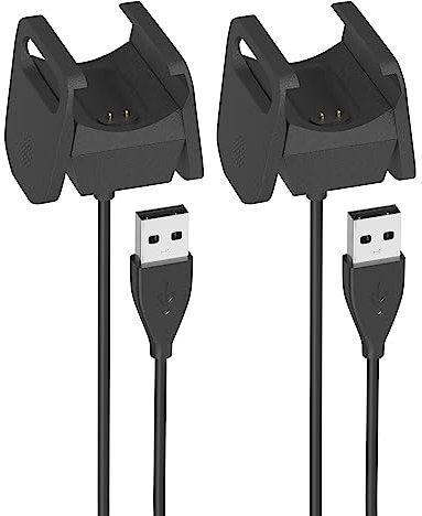 Sinoacc 2 Stücke Ladegerät Kompatibel mit Fitbit Charge 4 Ladekabel 100cm 3.3ft Charge 4 Fitness Activity Tracker USB Kabel Smartwatch Zubehör