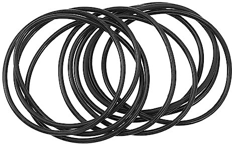 Didiseaon 10 Pcs Rubber Bracelet Silicone Bracelets Silicone Rubber Wristbands Silicone Wristbands Stretchy Bracelet Black Gummy Bracelets Rubber Band Jelly Child Silica Gel