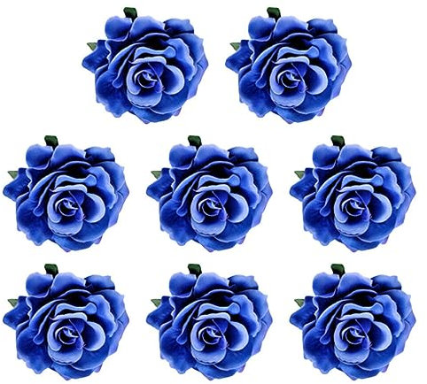 Beaupretty 8pièces Broches Tissu Forme Rose Pour Corsage Robe Epingles Poitrine Mariage Decoration
