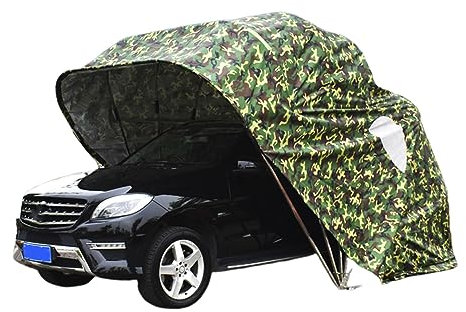 Halvautomatisk Fällbar Parasoll Carport Parkeringsbod Markis Solskyddsmedel Carport Galvaniserat Material Oxfordduk Fyra Säsonger Tillgängliga