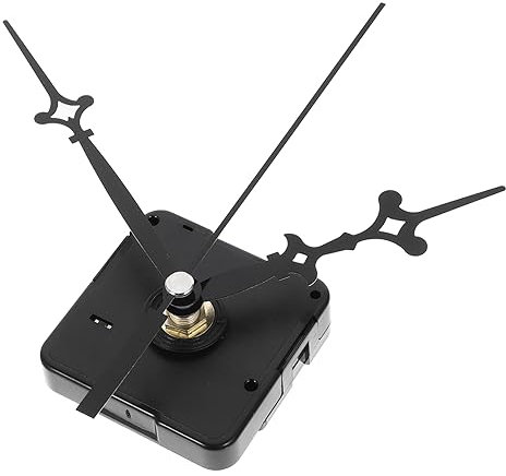 HEMOTON 1 Satz Uhrmotoren Batteriebetriebener Ersatz Uhrwerke Batteriebetrieben Uhrennummern-kit Nicht Tickende Uhr Quarzuhrwerk Uhrwerk-ersatzsatz Teile Bewegung Einstellen Arbeit Plastik