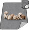 TAIKURA Waschbar Haustier-Urinunterlage, 2er 70*100CM Hundetrainingspad super Saugfähig, rutschfest & Auslaufsicher, Wiederverwendbare Trainingsunterlagen Puppy Pads für Hunde Katzen andere Haustiere