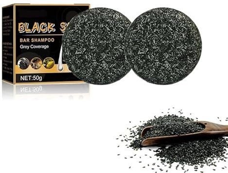 Anti Gray Bar - Lorenge Anti Gray, Anti Grey Bar, Spartan Grey Hair Reverse Bar, Grey Shine Hair Revitalisable, Natural Hair Darkening Shampoo Bar, Solid Shampoo Bar (2 Stück)