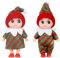 2er Set Weihnachtself Weihnachtselfen Wichtelpuppe, Grün Rot Elfie (Junge) Elvie (Mädchen) Lustige und Verspielte Elfen Verhalten Sich Schlecht Mini Figuren mit Weichem Körper für Weihnachtsspielzeug