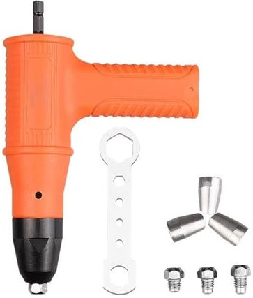Rivet Guns Head Attachment Rivet Drill Attachment for Drill Riveter Electric Rivet Nut Guns Riveting Conversion Adapter