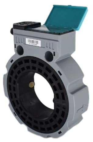 Batteriebetriebener Ultraschall-Wasserzähler DN100 RS485 Digitaler Wasserdurchflussmesser IP68 Sandwich-Typ