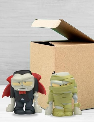 Packs Ultrazombies Special Edition con Piezas Intercambiables 8cm | Figuras Coleccionables de Zombies | 2 Brillan en la Oscuridad | para Niños y Coleccionistas | Halloween (Pack 3 / 2UND)