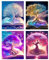 KiKiHong Diamond Painting 4er Set,Diamond Painting Lebensbaum,Erwachsene,Kinder DIY Cross Stickerei Malerei Kits für Home Wanddekoratio 30x40cm