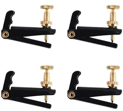 Orolotay 4 Piezas 3/4-4/4 Violin Afinador Cuerdas Placa
