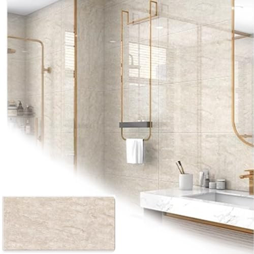 HSIRYAOHD Deckenfliesen, 3 mm, PVC, Badezimmer-Verkleidung, Deckenpaneele, Dusche, Nasswand, Küche, lang, 80 cm breit, 40 cm, zum Aufkleben, wasserdicht, waschbar