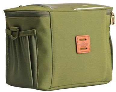 TOURBON Bike Handlebar Pannier Waterproof Nylon Bicycle Cooler Bag Water Bottle Phone Holder with Shoulder Strap