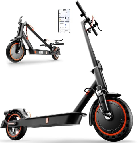 Escooter mit Straßenzulassung(ABE), 30-100km Reichweite, 500W Motor | App Bluetooth, BMS-Batterie, IPX5 wasserdicht, Straßenzulassung (ABE), Doppelbremssystem