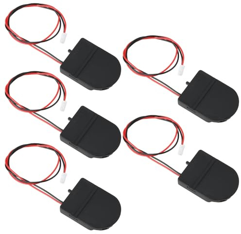 YINETTECH Lot de 5 Supports de Piles RTC avec Interrupteur Q3F49669 Compatible avec LIR CR2032 Les Piles Et Compatible avec Pi 5 Le Modèle Raspberry