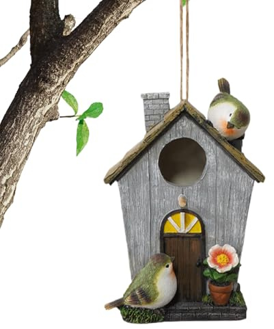 Häuser für Kolibris | Schutz vor Wind und Regen - für Blumenkästen, zum Nisten, Ausruhen, Verwendung im Innen- und Außenbereich, Haus, Schlafen, Spielen und Garten