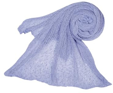 Newborn Baby Cheesecloth Swaddle Cocoon Knit Crochet Wrap Photo Photography Prop (9)