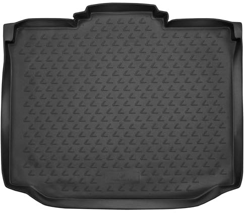 Walser XTR Kofferraumwanne für Skoda Roomster 2006-2015, 100% passgenaue Antirutschmatte Auto, Gummimatte Auto, Kofferraum Schutzmatte, Anti Rutsch Matte Gummi, Auto Gummimatten