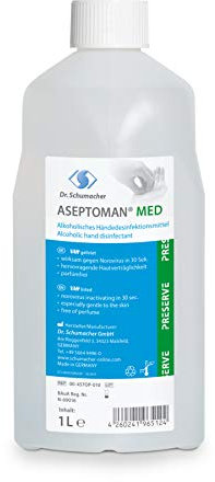 ASEPTOMAN MED Alkoholisches Händedesinfektionsmittel (1 L Spenderflasche)