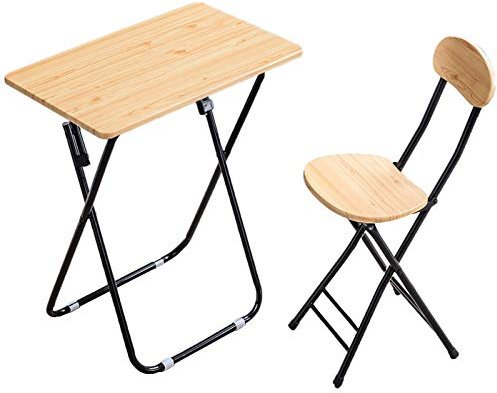 Bureau RENRUIRUI- Table De Pliage Et Chaise Ensemble De Jeu Informatique Table D'étude, for Les Petits Espaces Institution De Formation Scolaire À Domicile (Color : Style 2)