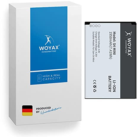 Woyax Wunderbatterie® Akku für Samsung Galaxy S4 Mini, Ersatzakku / I9192 / I9195 / B500BE