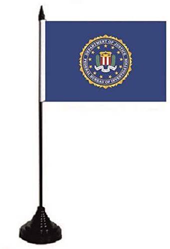 Tischflagge FBI Fahne Flagge Tischfahne 10 x 15 cm